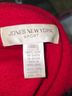 Jones New York 100% Wool Solid Red Coat Size 3X - photo 7