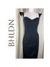 BHLDN Solid Black Cocktail Dress Size 2 - photo 6