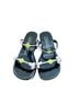 Foreign/Fare Black Multi Color Sandals Size 5 - photo 1