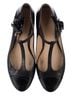 Tory Burch 100% Leather Black Flats Size 6 1/2 - photo 2