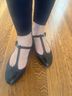 Tory Burch 100% Leather Black Flats Size 6 1/2 - photo 5