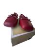 Michael Kors 100% Leather Red Flats Size 6 1/2 - photo 1