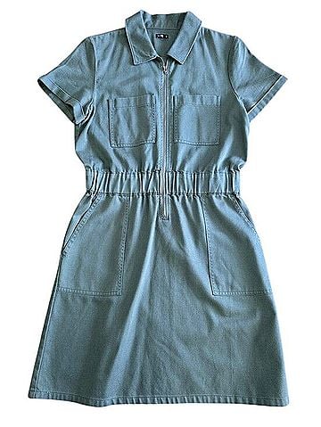 J.Crew Re-Imagined Utility Mini Dress Casual Dress (view 1)