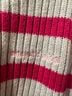 Vineyard Vines Stripes Gray Pink Pullover Sweater Size L - photo 3