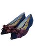 Boden Blue Purple Flats Size 9 - photo 1