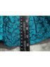Amanda Uprichard Floral Teal Black Blouse Size S - photo 6