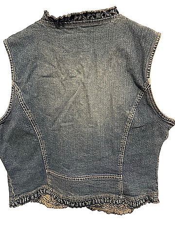 Live A Little Denim Vest (view 2)