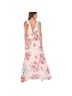 Lulus 100% Polyester Floral Pink Green Cocktail Dress Size S - photo 2