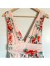 Lulus 100% Polyester Floral Pink Green Cocktail Dress Size S - photo 7