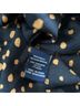 Max Edition 100% Polyester Polka Dots Black Tan Long Sleeve Blouse Size S - photo 8