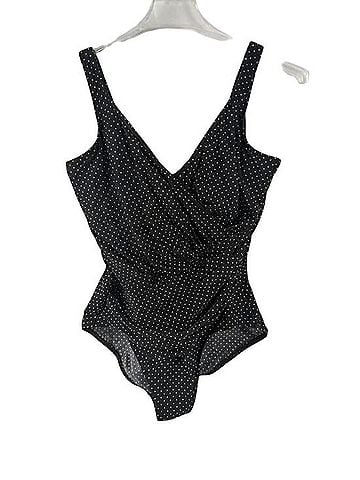 Miraclesuit Pin Point Oceanus One Piece Swimsuit (view 1)