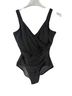 Miraclesuit Polka Dots Black White One Piece Swimsuit Size 16 - photo 1