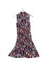 UNTUCKit Floral Red White Blue Casual Dress Size 6 - photo 2