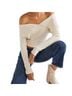 Anthropologie Solid Ivory Casual Sweaters Size M - photo 1