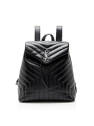 Saint Laurent Saint Laurent Matelasse Calfskin Monogram LouLou Medium Backpack (view 1)