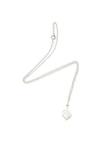 Tiffany & Co. Tiffany &amp; Co. Sterling Silver Atlas Cube Necklace (view 1)