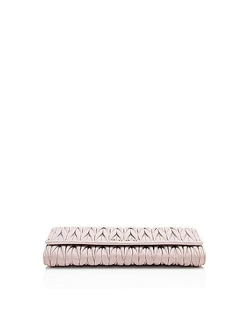 Miu Miu Miu Miu Matelasse Leather Chain Wallet (view 2)
