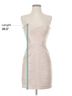 BCBGMAXAZRIA Solid Tan Gold Cocktail Dress Size 4 - photo 5