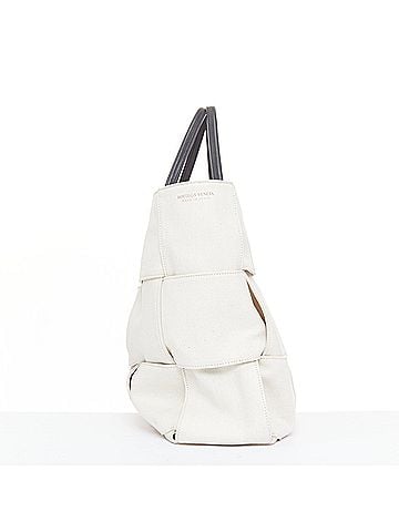 Bottega Veneta Bottega Veneta Large Arco canvas leather handle tote bag (view 2)