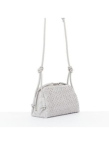 Bottega Veneta Bottega Veneta Concert Pouch suede strass woven shoulder bag (view 2)