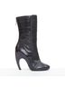 Givenchy 100% Leather Black Givenchy curved horn heel black ankle boots Size EU 40 - photo 1