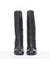 Givenchy 100% Leather Black Givenchy curved horn heel black ankle boots Size EU 40 - photo 3
