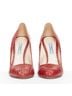 Prada 100% Leather Red Prada red croc red rocket flame heel pump Size EU 36 - photo 3