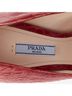 Prada 100% Leather Red Prada red croc red rocket flame heel pump Size EU 36 - photo 7