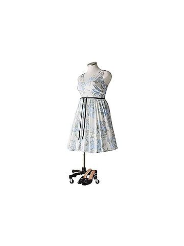 Torrid Retro Belted Swing Midi Dress Casual Dress (view 1)