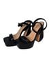 Lulus Black Heels Size 6 1/2 - photo 1