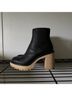 Steve Madden Black Ankle Boots Size 6 1/2 - photo 4