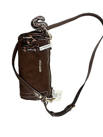 Steve Madden barrel Leather Crossbody Bag (view 1)