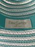 Eric Javits Stripes White Teal Sun Hat One size - photo 2