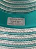 Eric Javits Stripes White Teal Sun Hat One size - photo 3