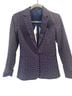 Express Floral Blue Multi Color Blazer Size 0 - photo 1