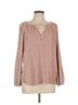 Velvet Pink Blouse Size L - photo 1