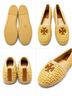 Tory Burch Solid Yellow Ivory Flats Size 11 - photo 3