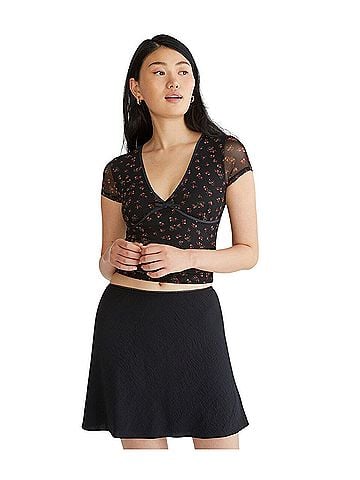 Aeropostale Short Sleeve Blouse (view 2)