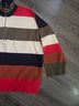 Free People Stripes Red Brown Gray Ivory Blue Jacket Size M - photo 3