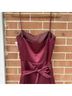 Vera Wang 100% Polyester 100% Acetate Solid Red Cocktail Dress Size 12 - photo 6