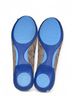 Coach Print Blue Brown Flats Size 8 - photo 6