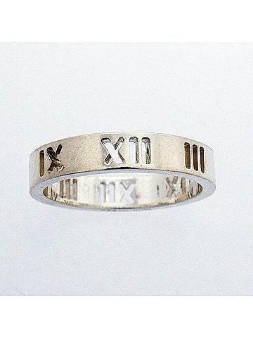 Tiffany & Co. Tiffany &amp; Co. Atlas Ring, Sterling Silver 925, Women's (view 2)