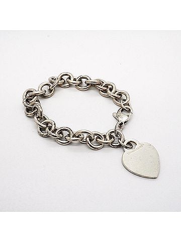 Tiffany & Co. Tiffany &amp; Co. Heart Tag Bracelet, Sterling Silver 925, Women's (view 2)