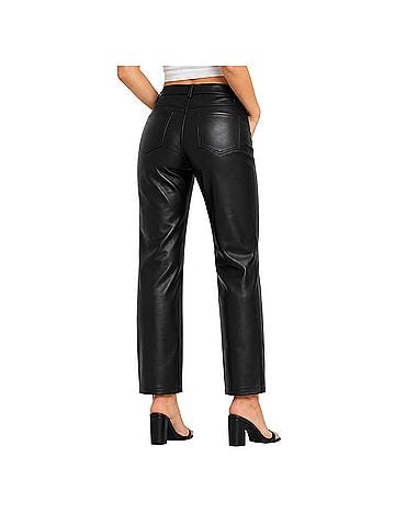 Zara Faux Leather Pants (view 2)