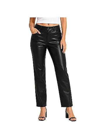 Zara Faux Leather Pants (view 1)