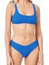 L Space Solid Blue Swimsuit Bottoms Size M - photo 1