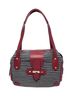 Eric Javits Stripes Multi Color Red Blue Leather Shoulder Bag One size - photo 1
