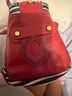 Eric Javits Stripes Multi Color Red Blue Leather Shoulder Bag One size - photo 6