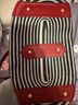 Eric Javits Stripes Multi Color Red Blue Leather Shoulder Bag One size - photo 7
