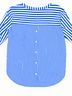 Jane and Delancey Stripes Blue White Button-Down Shirt Size S - photo 5